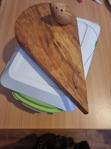 Cheese board with - with, mouse