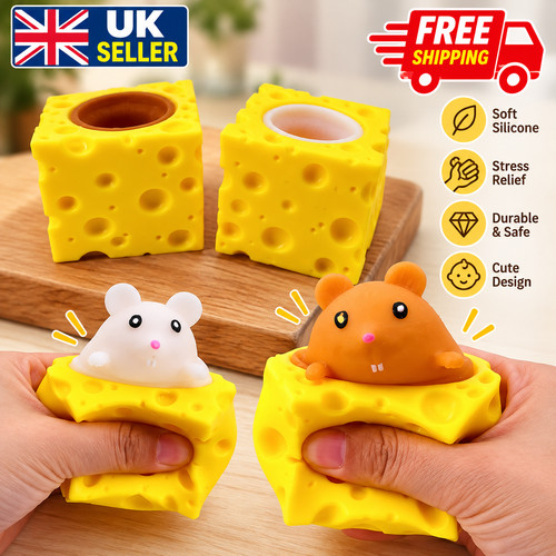 Pop mouse cheese squishy - pop, up