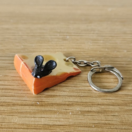 Vintage cheese and mouse - and,