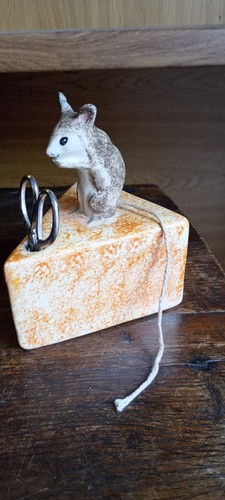 Vintage mouse cheese - cheese, string