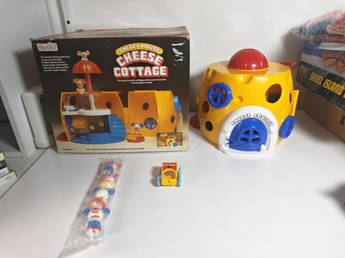 Vintage 80s bluebird mouse - 80s,